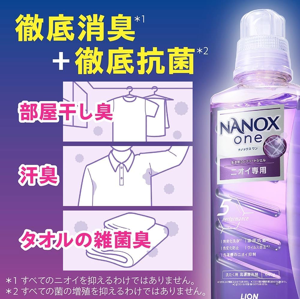 Amazon | ナノックスワン ニオイ専用 超特大 大容量 NANOX one 本体